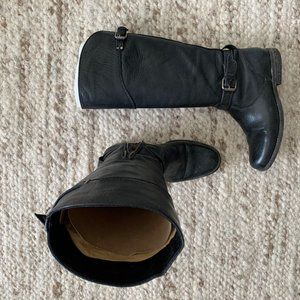 Size 7 Women's Frye Phillip Riding Boots Black